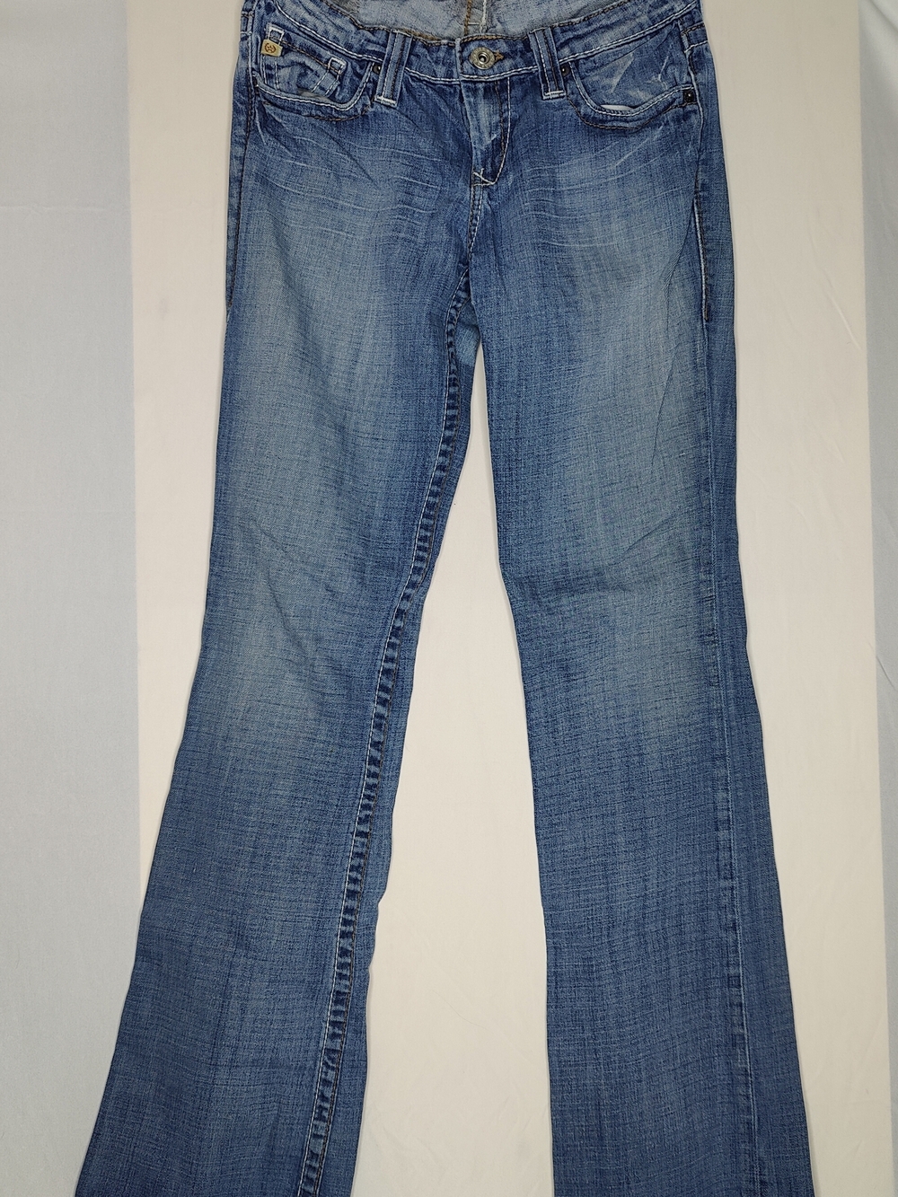Big Star Women's Blue Bootcut Jeans with Subtle Whiskering